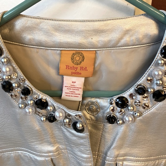 Faux Leather Jacket - Picture 3 of 5